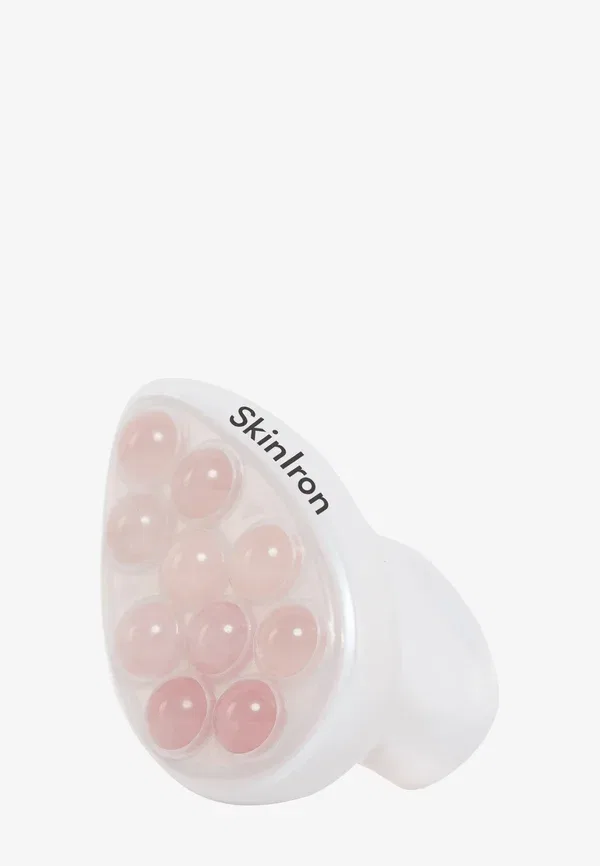 Массажер для лица с 10 шариками из розового кварца Skin iron face rose quarts Starskin