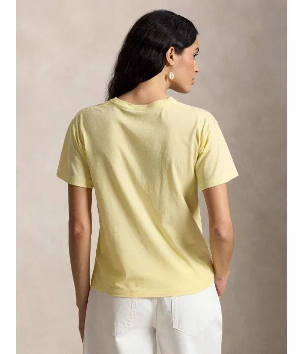 Женская футболка с круглым вырезом Polo Ralph Lauren, Giallo — фото 3