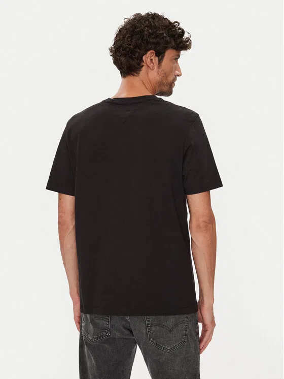 Футболка regular fit Essential Tommy Hilfiger, черный — фото 3