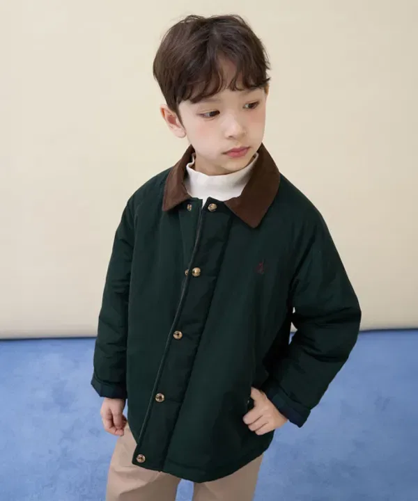 Пуховик, детский, Beanpole Kids, зеленый