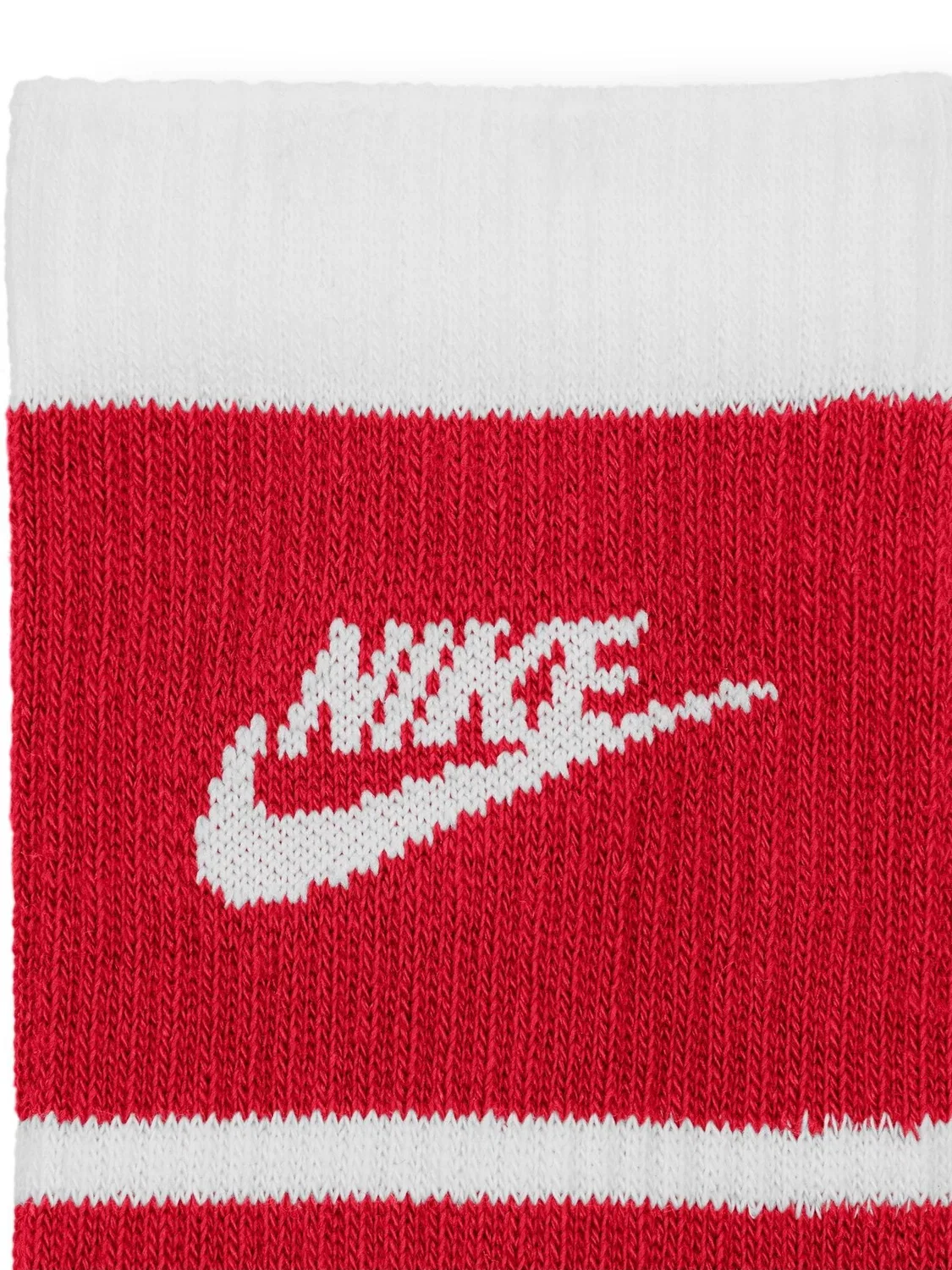 Носки повседневные Nike Everyday Crew, белые/красные — фото 4