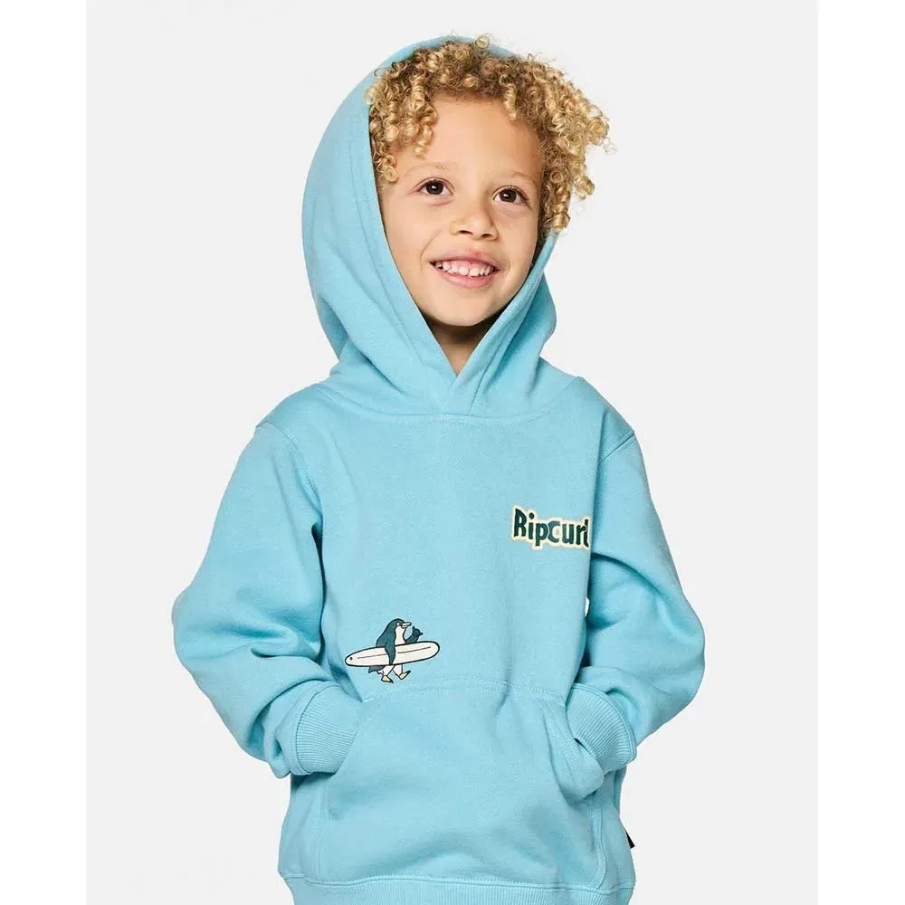 Детское худи с принтом Paddle Out Art Hood Rip curl, Blue — фото 3