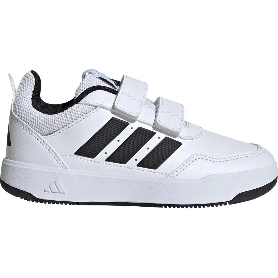 Детские спортивные кроссовки на липучках Tensaur Sport 3.0 CF K adidas, Бело-черный