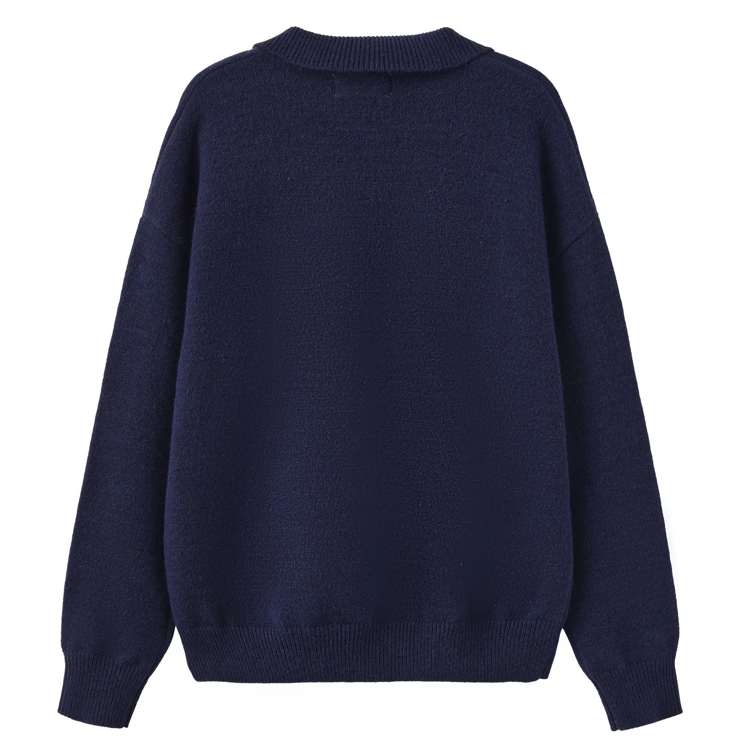 Детский свитер с лацканом NSTNEW START, Navy Blue — фото 4