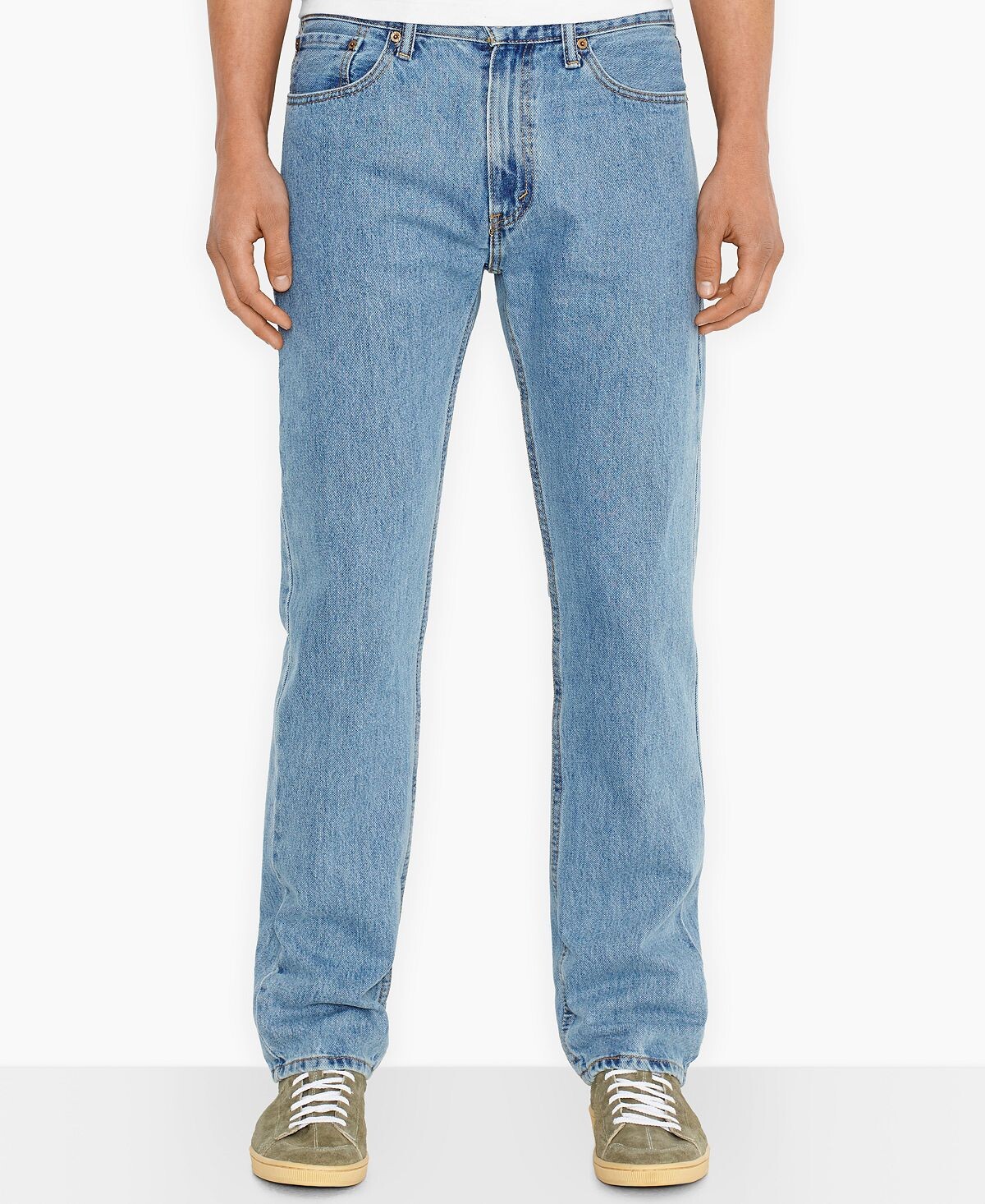 Мужские джинсы Levi's 505™ Regular Fit, прямой крой, светло-синий