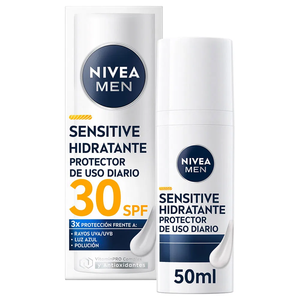 Увлажняющий крем для лица SPF30 Men Sensitive Nivea — фото 2