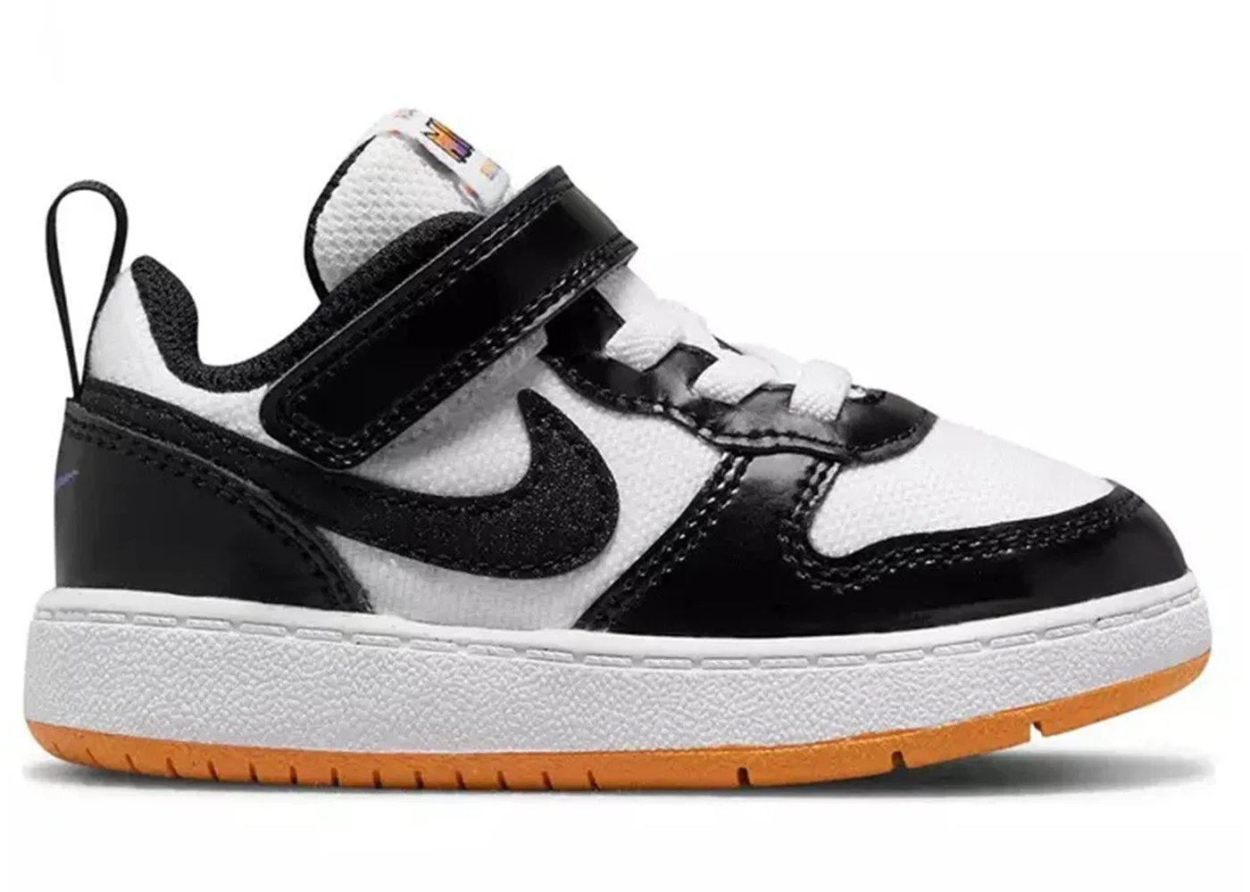 Детские кроссовки Lifestyle Nike Court Borough Low 2, White/Kumquat/Psychic Purple/Black