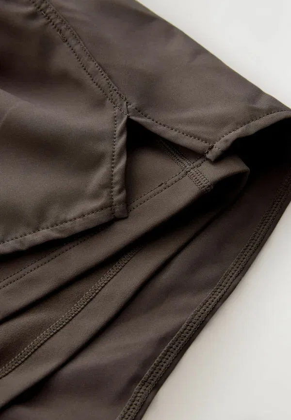 Шорты из полиэстера и эластана Regular fit - soft waistband run shorts Next, chocolate brown, коричневый/шоколадный — фото 2