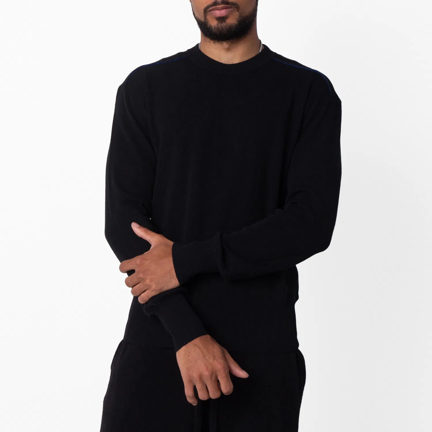 Свитер мужской из легкой шерсти Burberry, Black