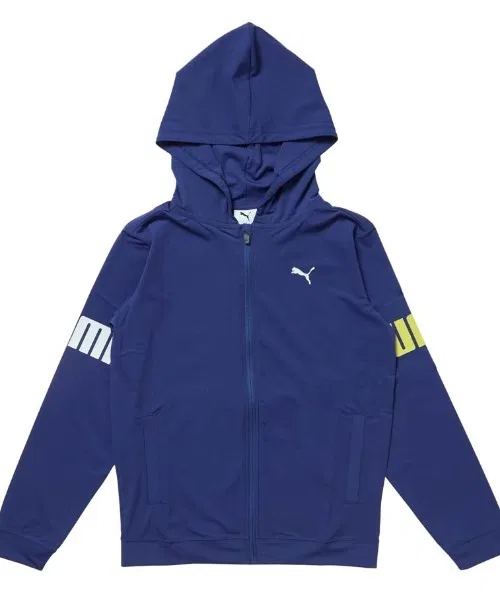 Детская худи-куртка с длинным рукавомPUMA ESS ELEVATED, Navy