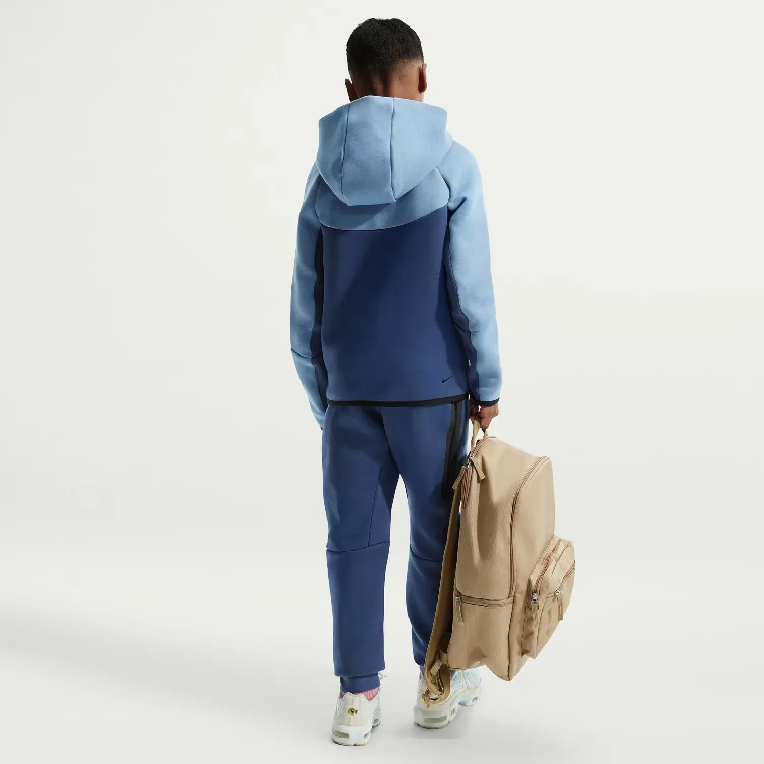 Детская худи Nike Tech Fleece, Синий — фото 2