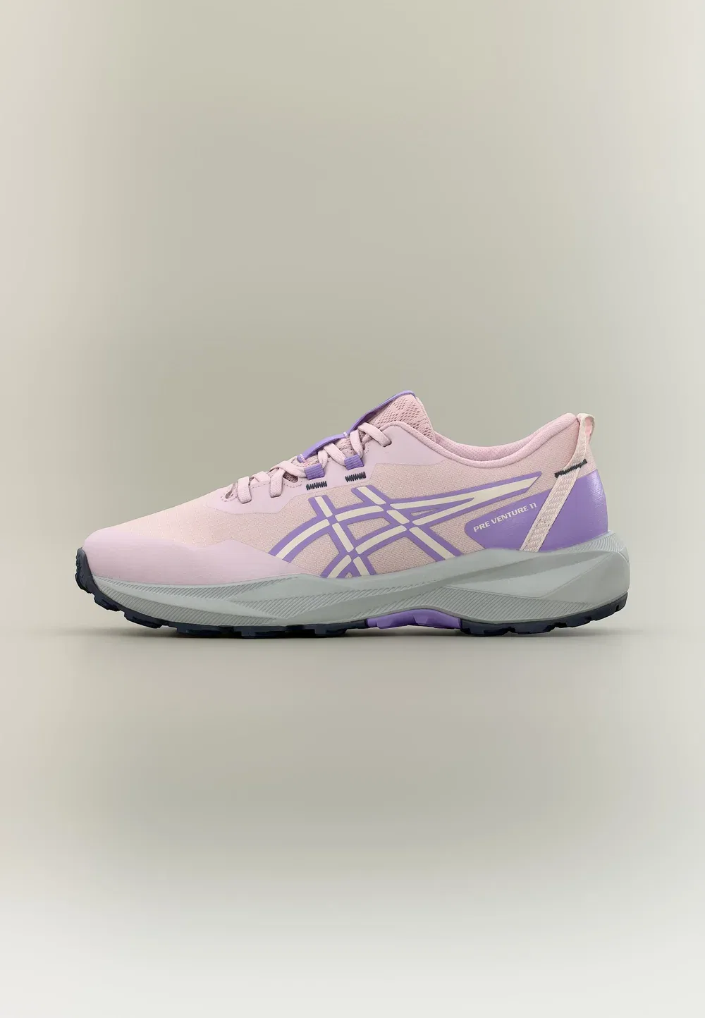 Pre Venture 11 унисекс - кроссовки для бега по пересеченной местности Asics, Barely Rose/Faded Plum