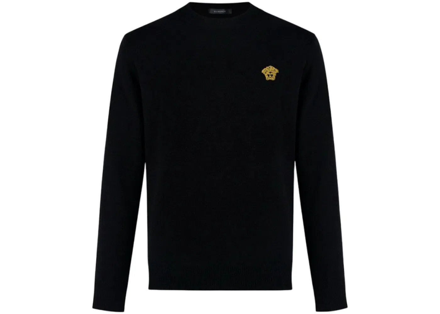 Мужской свитер с принтом Versace Sweater, Black