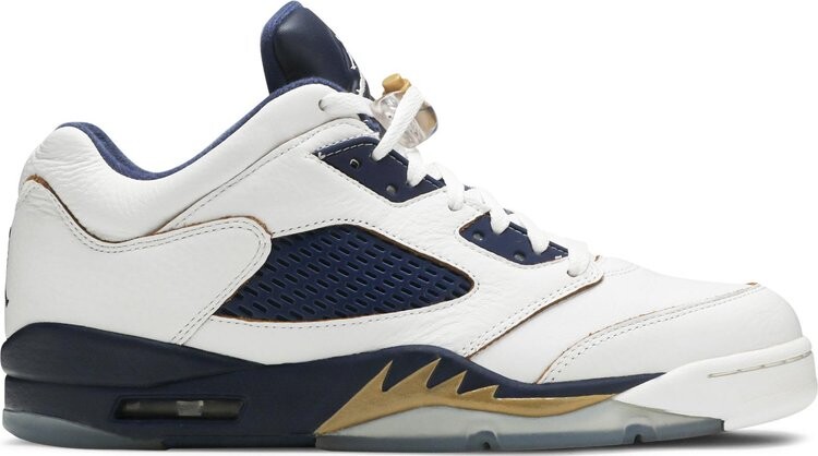 

Кроссовки Air Jordan 5 Retro Low Dunk From Above, белый, Белый;серый, Кроссовки Air Jordan 5 Retro Low Dunk From Above, белый
