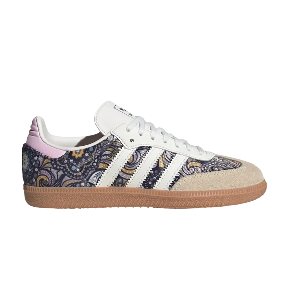 Кроссовки Liberty London x Adidas Samba Big Kid, белый