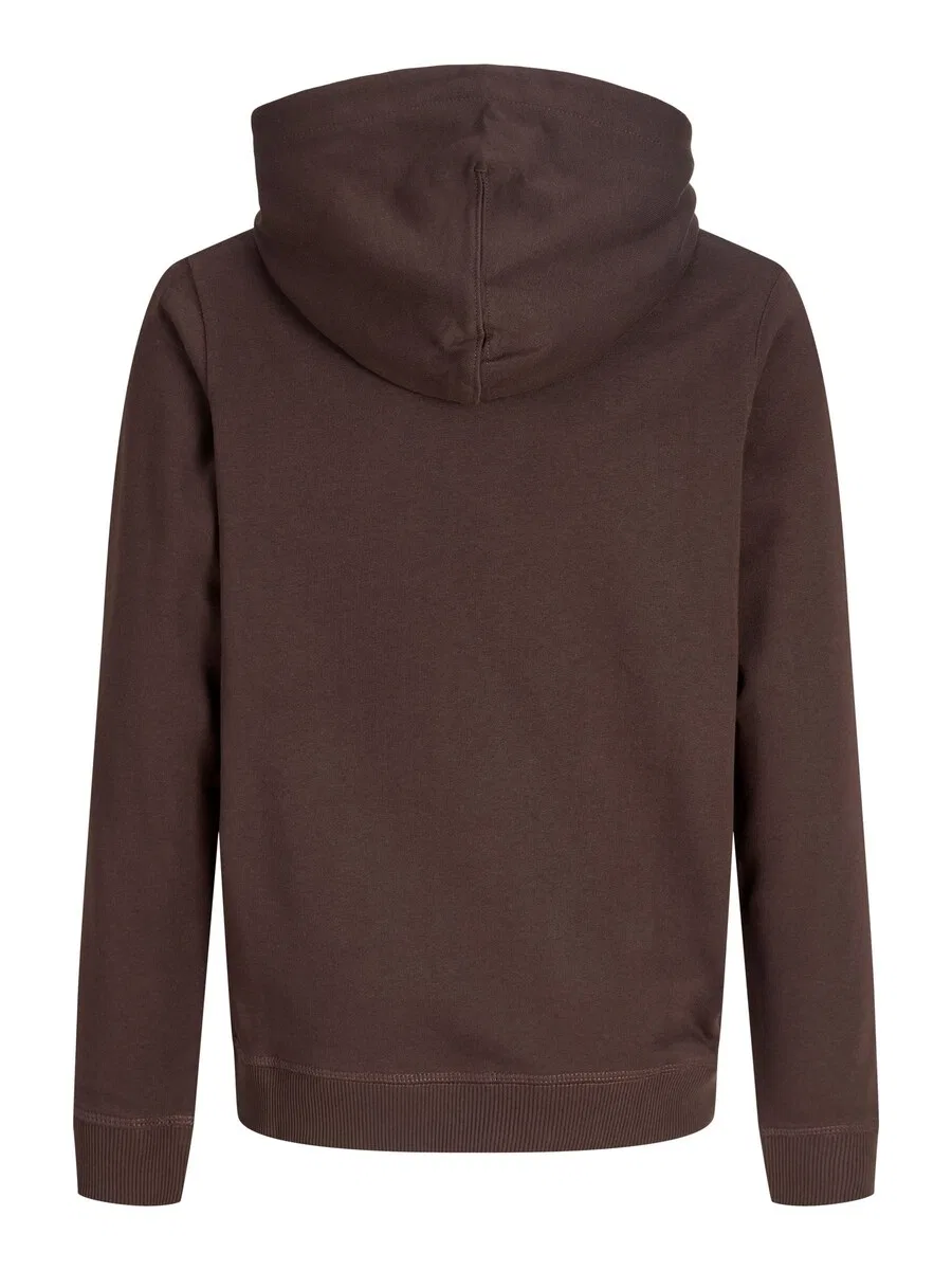 Детская толстовка коричневого цвета Jack & Jones Junior — фото 2