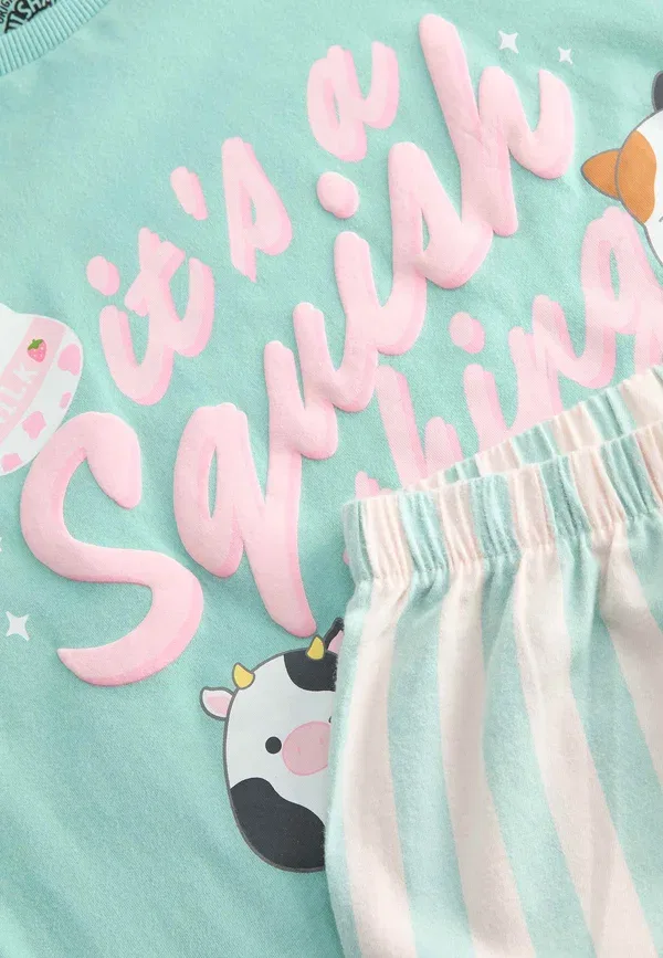 Пижамный набор с принтом Squishmallows Marks & Spencer, синий — фото 3