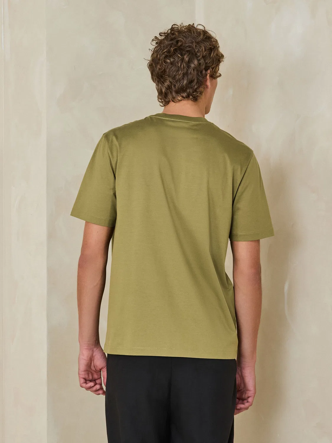 Футболка Regular Fit Signature SUPIMA Cotton Next, зеленый — фото 3
