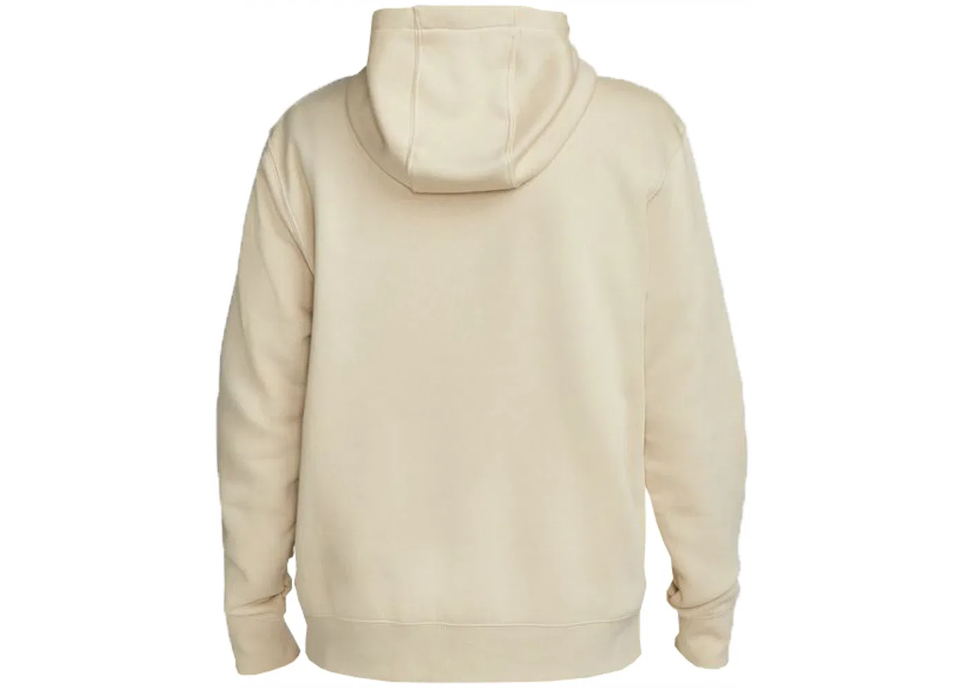 Мужская худи с капюшоном Nike Sportswear Club Fleece Full-Zip, Rattan/Rattan/White — фото 2