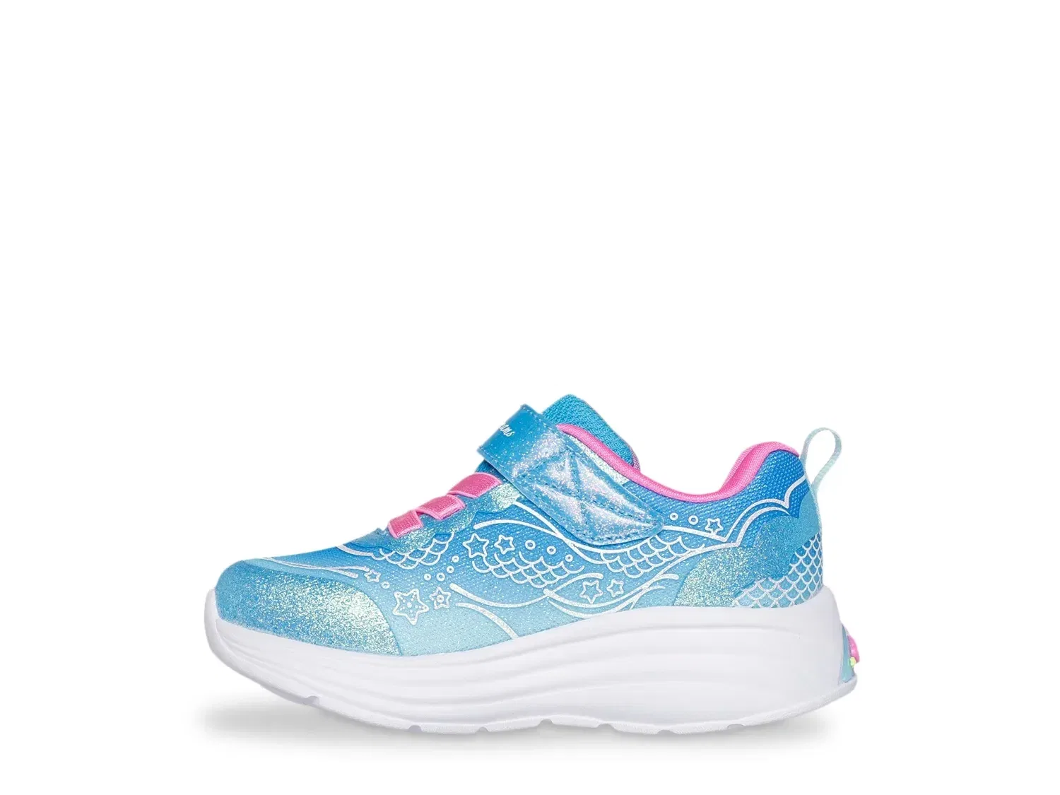 Кроссовки с подсветкой My Dreamers Mermaid, Skechers, светло-голубой — фото 2
