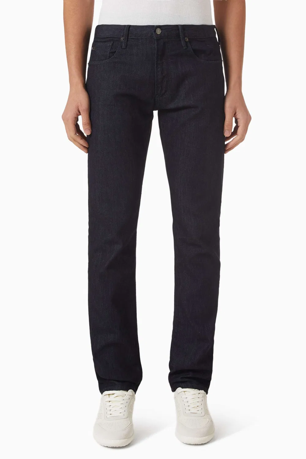 Джинсы слим с эффектом стрейч J06 Emporio Armani, синий