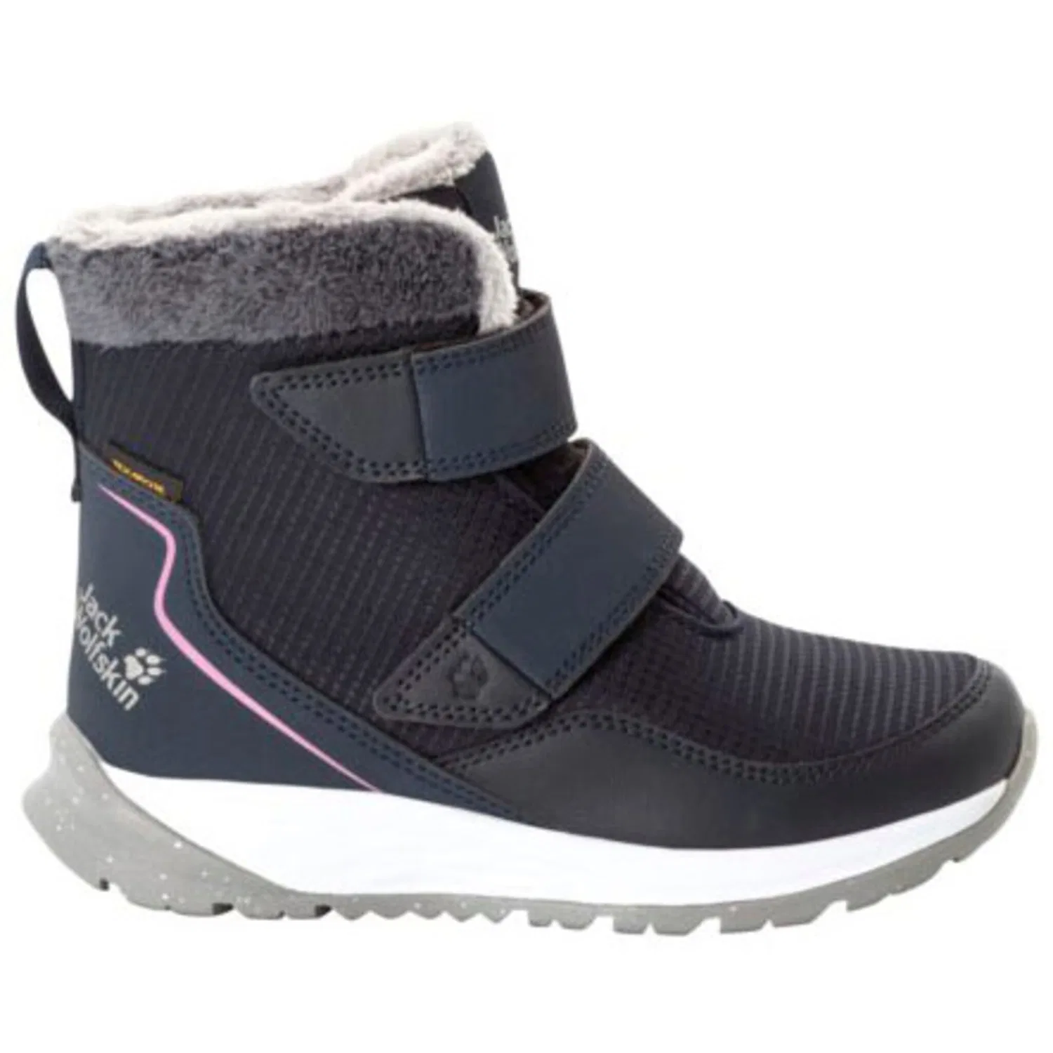 Детские зимние ботинки с мембраной TEXAPORE Jack Wolfskin, Navy-Rosa — фото 2
