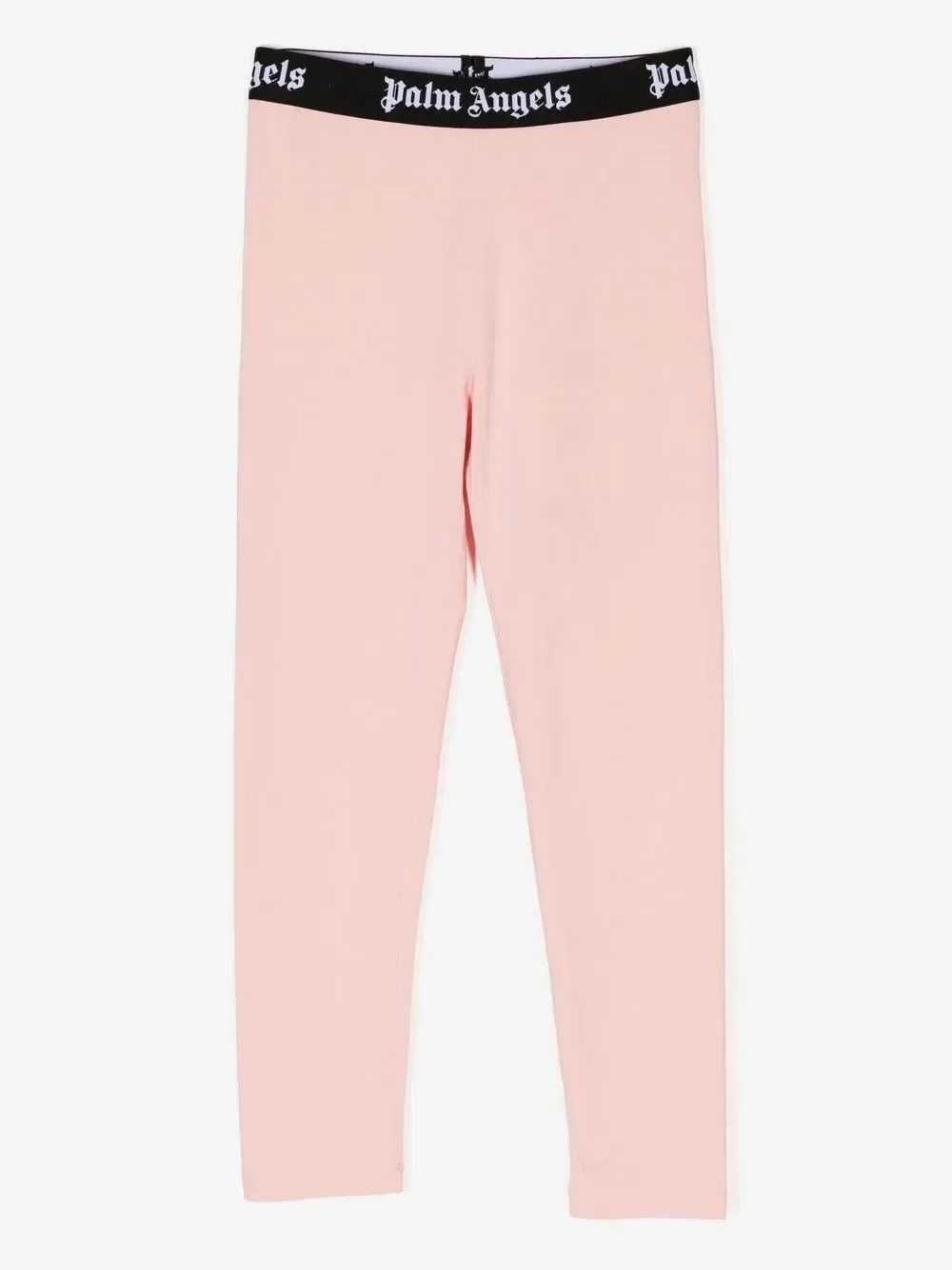 Легинсы с логотипом на лампасах Palm Angels Kids, розовый