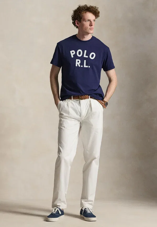 Футболка из хлопка Polo Ralph Lauren, темно-синий — фото 2