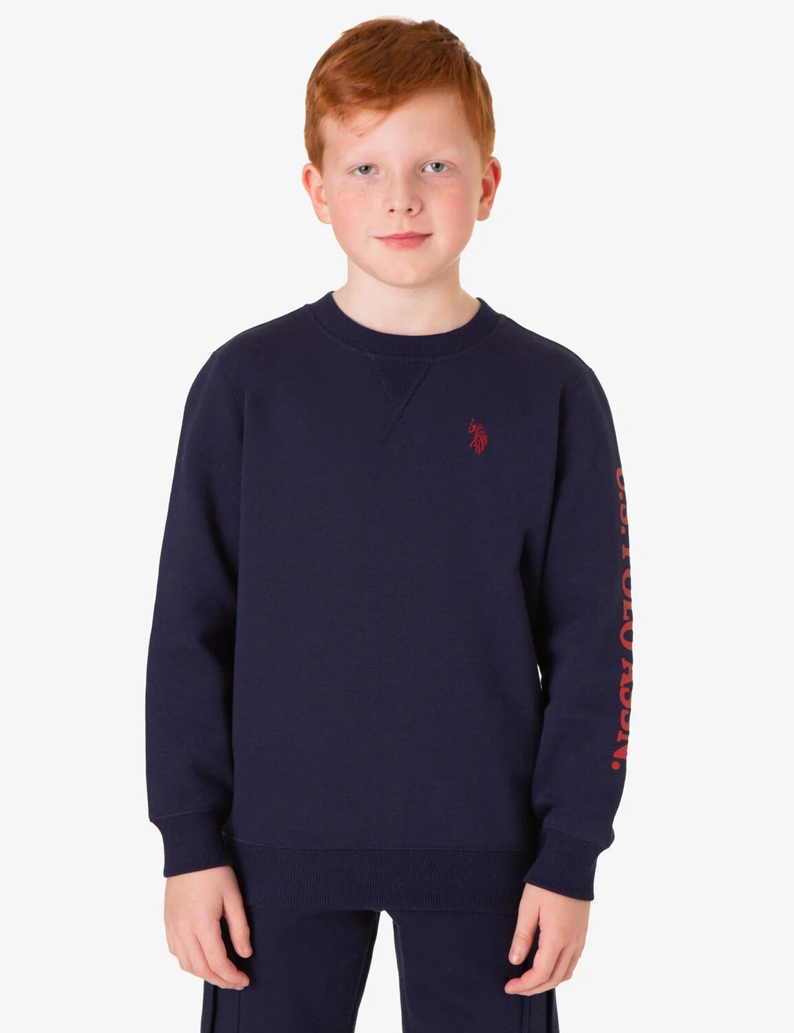 

Свитшот U.S. Polo Assn. Boys Fleece, темно-синий