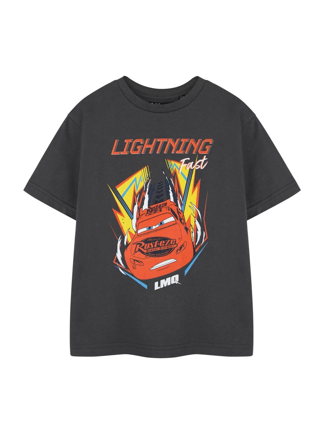 Футболка с коротким рукавом Disney Cars Lightning McQueen Vanilla Underground, серая