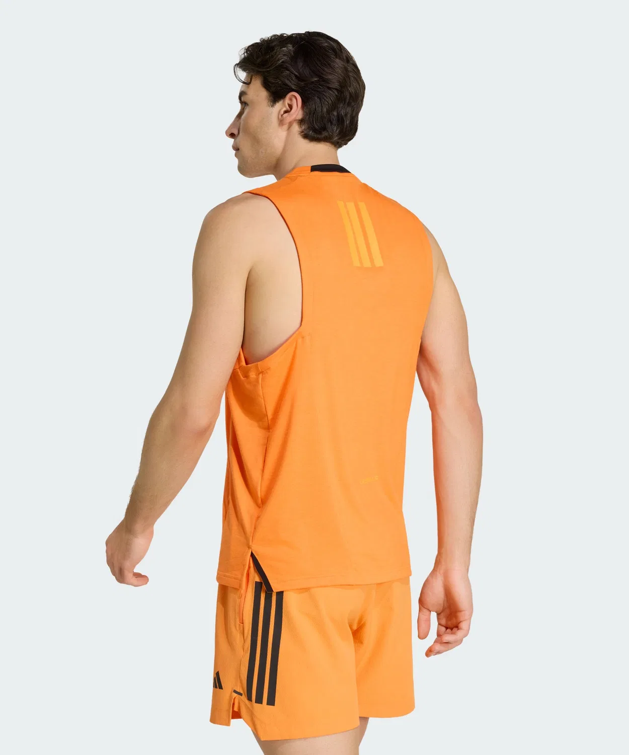Мужской топ без рукавов Les Mills Graphic Adidas, Orange — фото 2