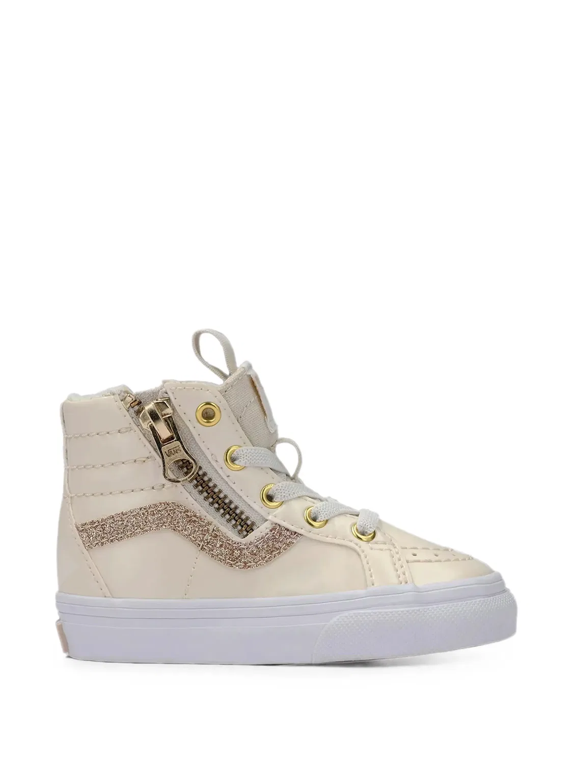 Кеды Sk8-Hi с блестками Vans, нейтральные