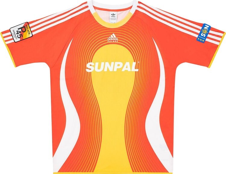 

Рубашка Palace x adidas Sunpal Football Shirt 'Bright Orange', оранжевый