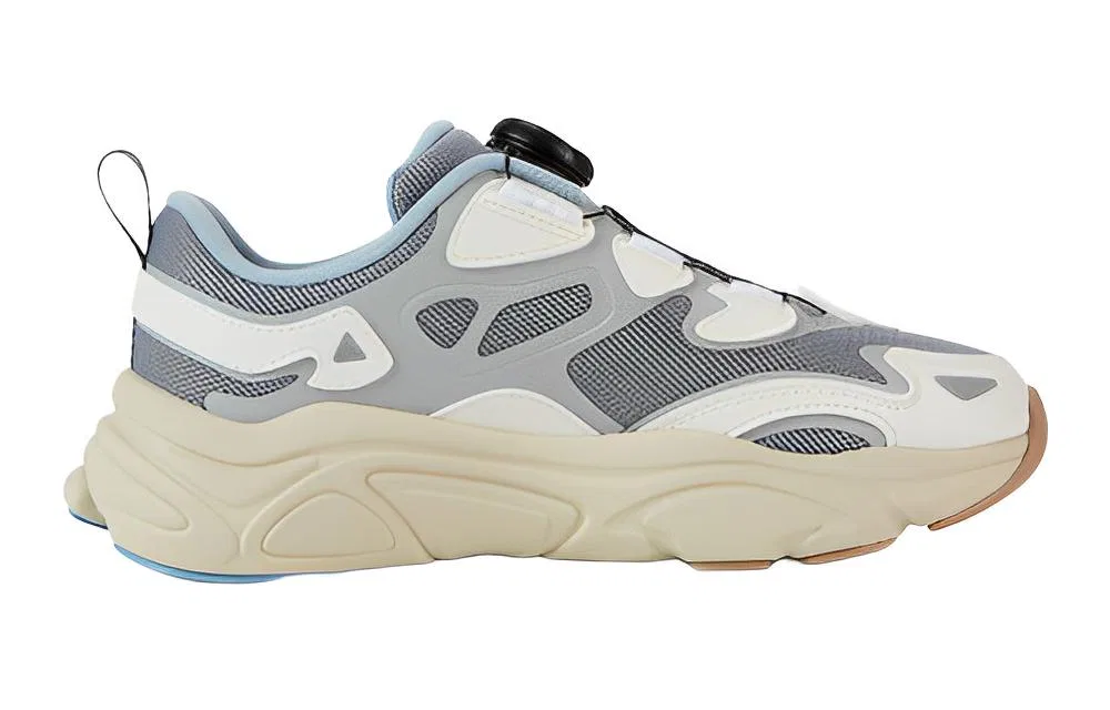 Детские кроссовки с принтом Mars 1 FILA KIDS, Gray White — фото 3