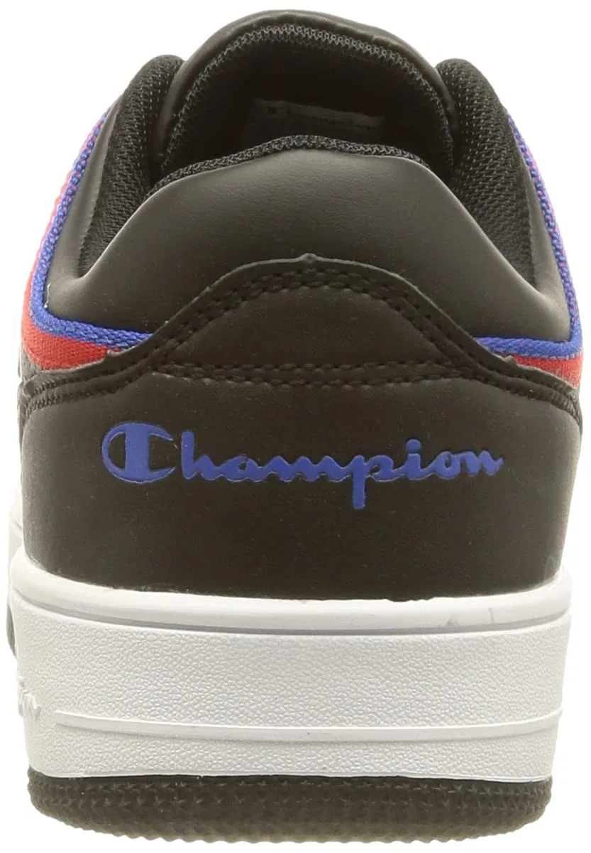 Детские кроссовки для мальчиков с принтом Rebound Low B Gs Champion, Nero Blu Rosso Kk006 — фото 3