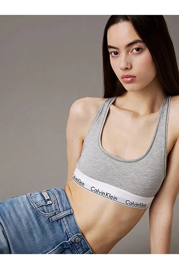 Женские джинсы прямые с высокой посадкой Calvin Klein, Blue — фото 4