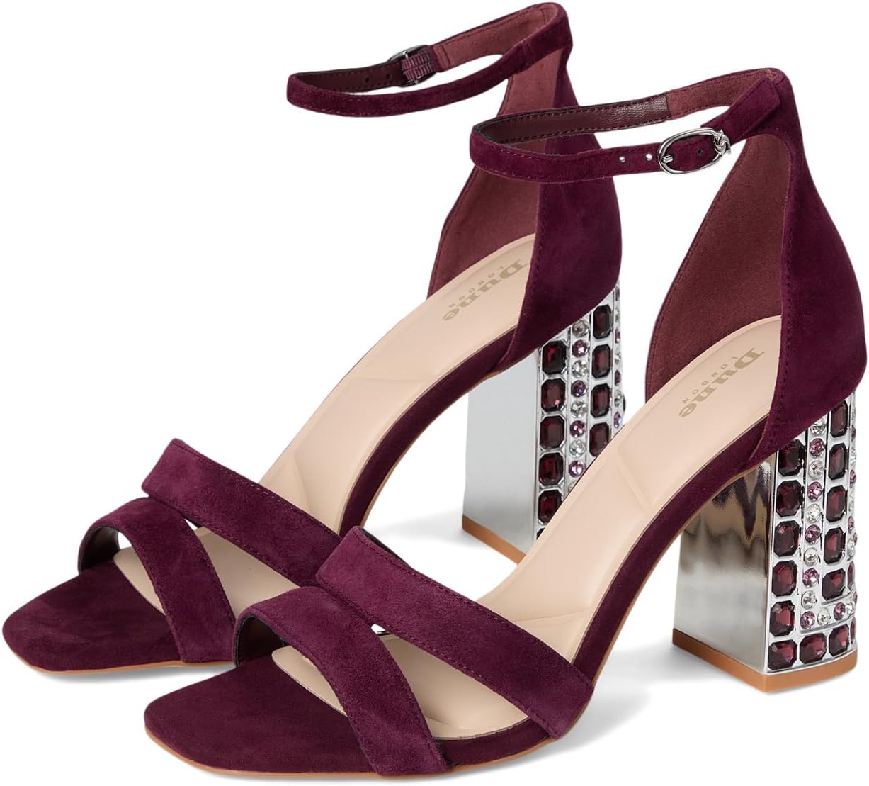 Туфли Dune London Majestical, цвет Burgundy Suede