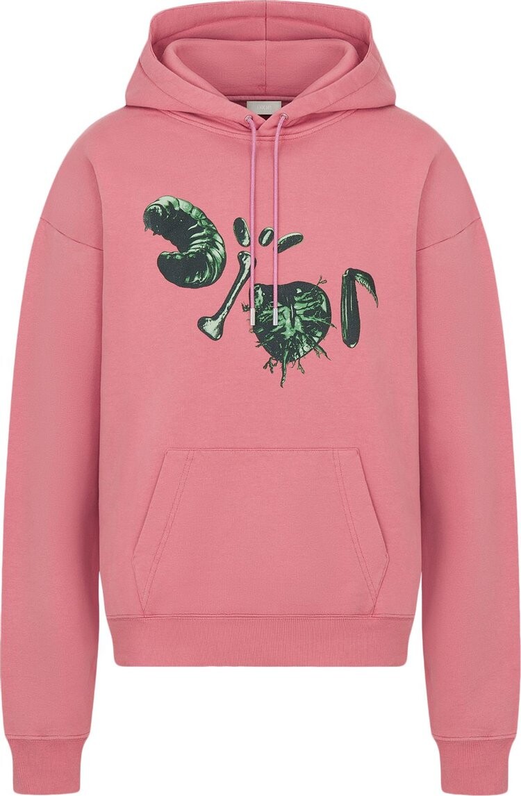 

Толстовка Dior x Cactus Jack Oversized Hooded Sweatshirt 'Pink', розовый