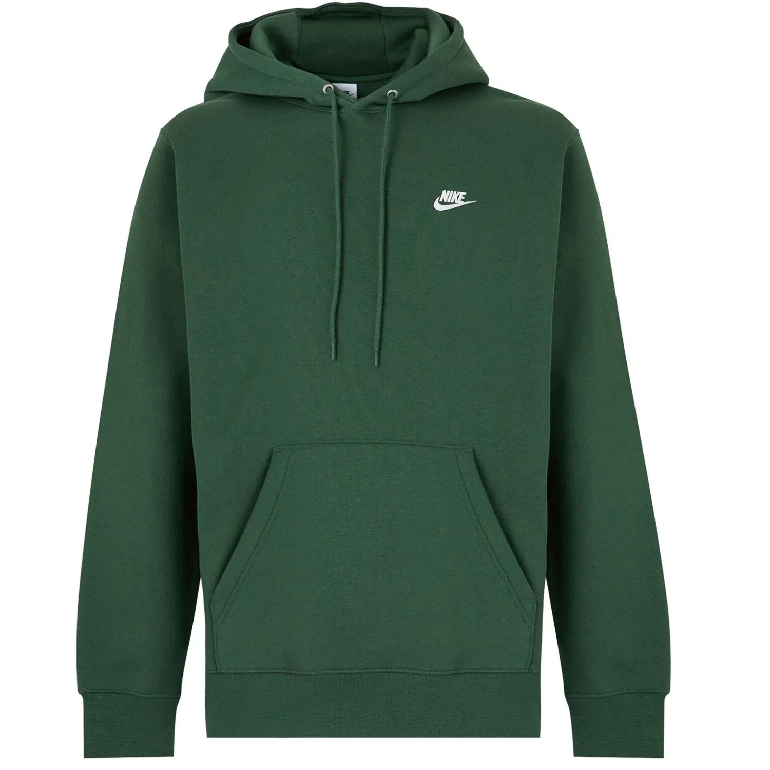 Худи с капюшоном Nike, темно-зеленый
