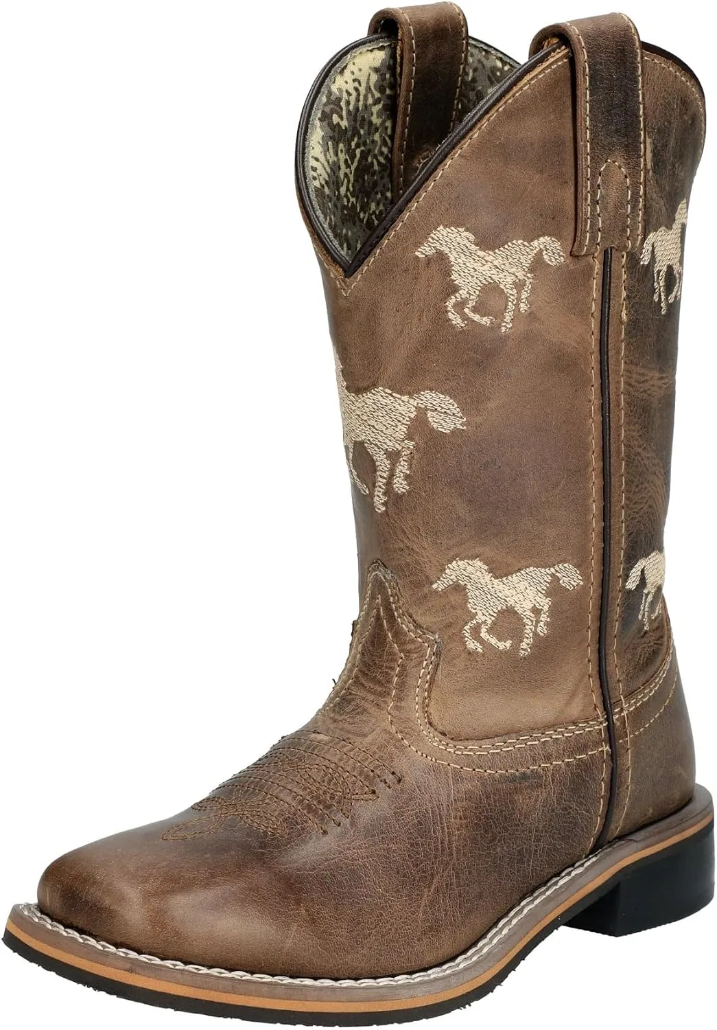 Детские ботинки для мальчиков Smoky Mountain Boots, Brown Oil Distress