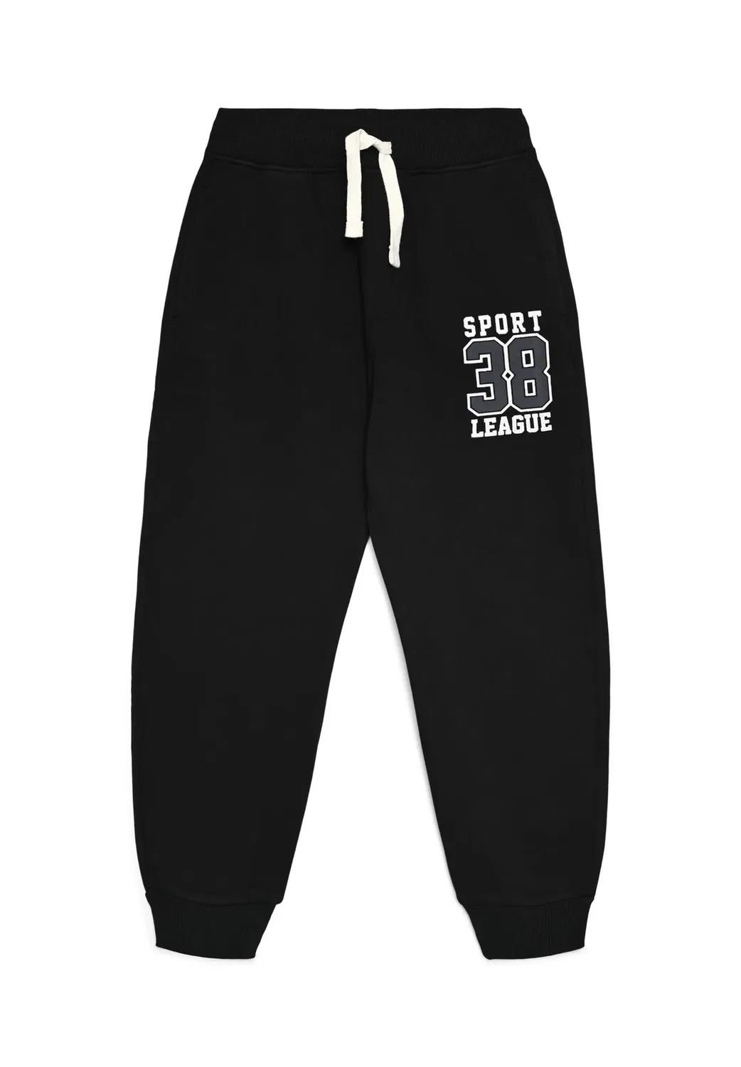 Pantaloni Tuta Lunghi Con Stampa - спортивные штаны Terranova, Nero