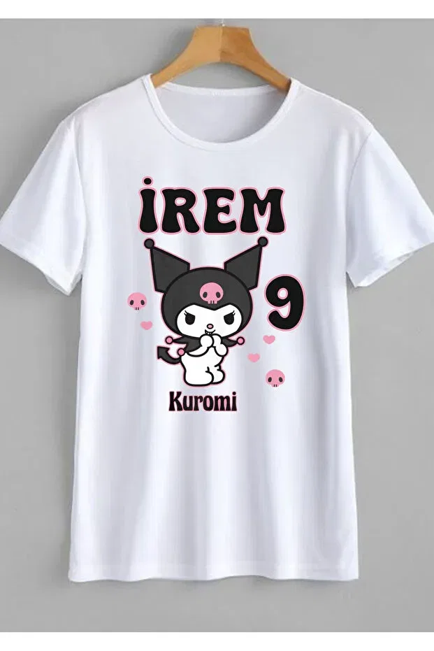 Детская футболка с принтом Kuromi Ryo Fashion, White