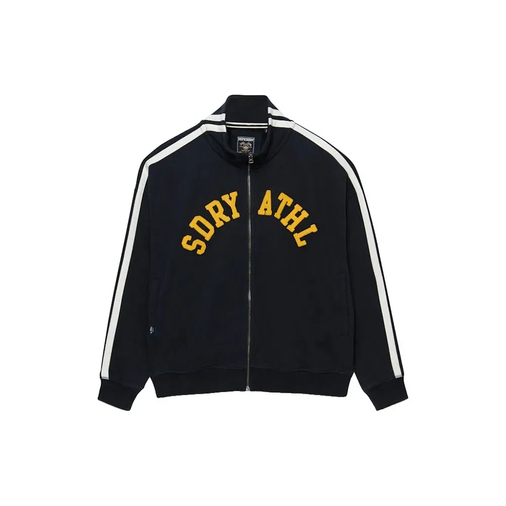 Толстовка на молнии свободного кроя Athletic Essential Applique Superdry, синий — фото 3
