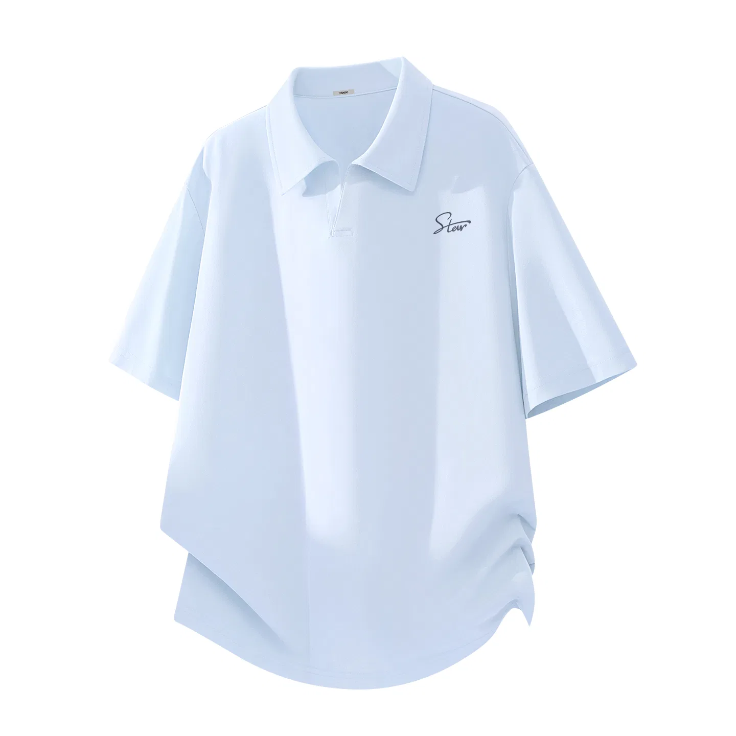 Детское поло с принтом MINISO, Cream Blue