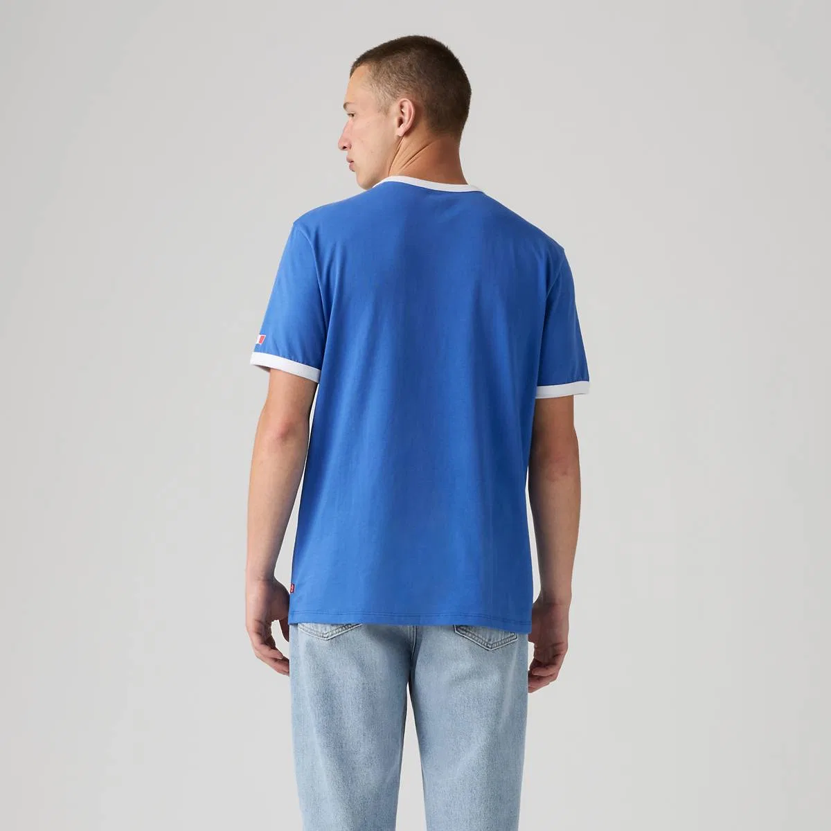 Футболка в стиле ретро с контрастной отделкой, Франция Levi's, France - Multi-Color — фото 4