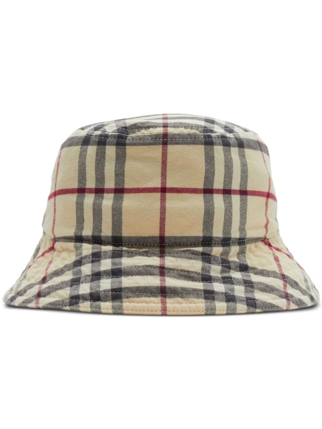

Burberry панама в клетку Vintage Check, нейтральный цвет
