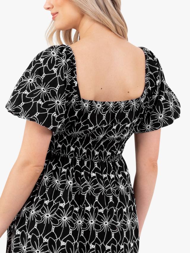 

Платье миди из хлопка с принтом Lovedrobe