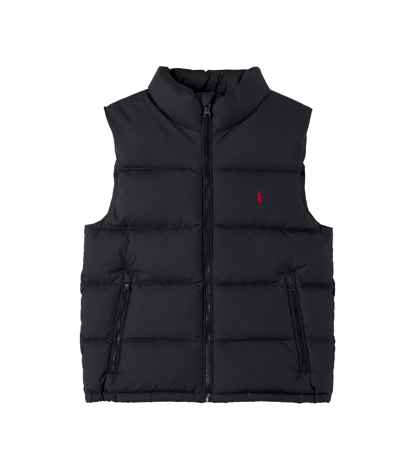 Пуховой жилет с наполнителем Polo Ralph Lauren Kids, черный