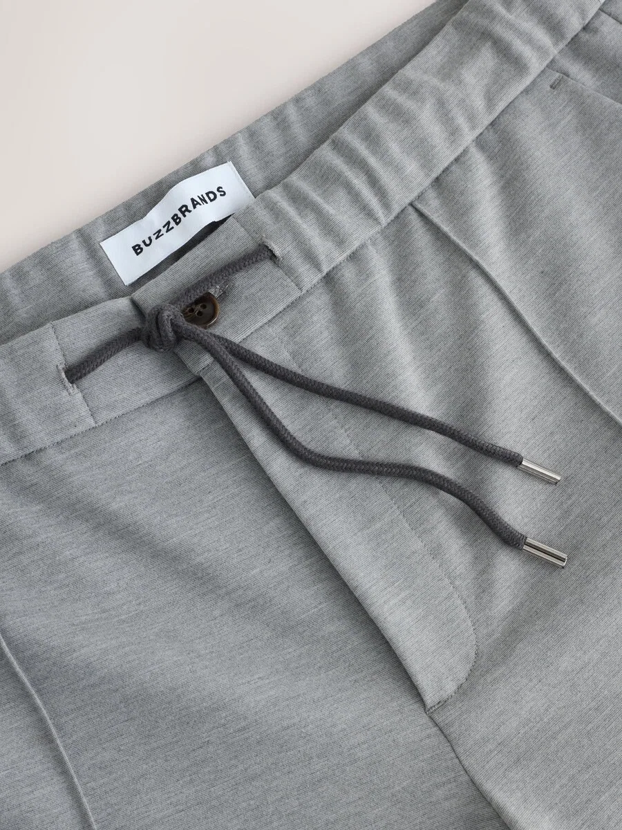 Брюки Next Slim fit 'Smart' светло-серого цвета — фото 2