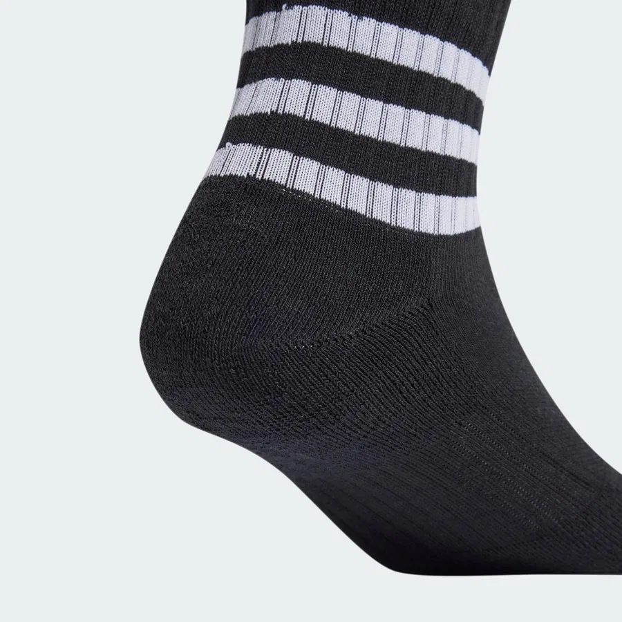 Носки спортивные с длинным рукавом Sportswear IC1317 3-Stripes Cushioned Low-Cut adidas, Черно-белый — фото 4
